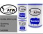 Preview: Honda-Motorcycle, Sparkling Silver, NH295M: 500ml Lackdose + 500ml Klarlack + 250ml Härter - Set, von ATW Autoteile West.